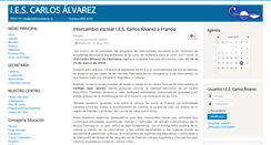 Desktop Screenshot of iescarlosalvarez.com